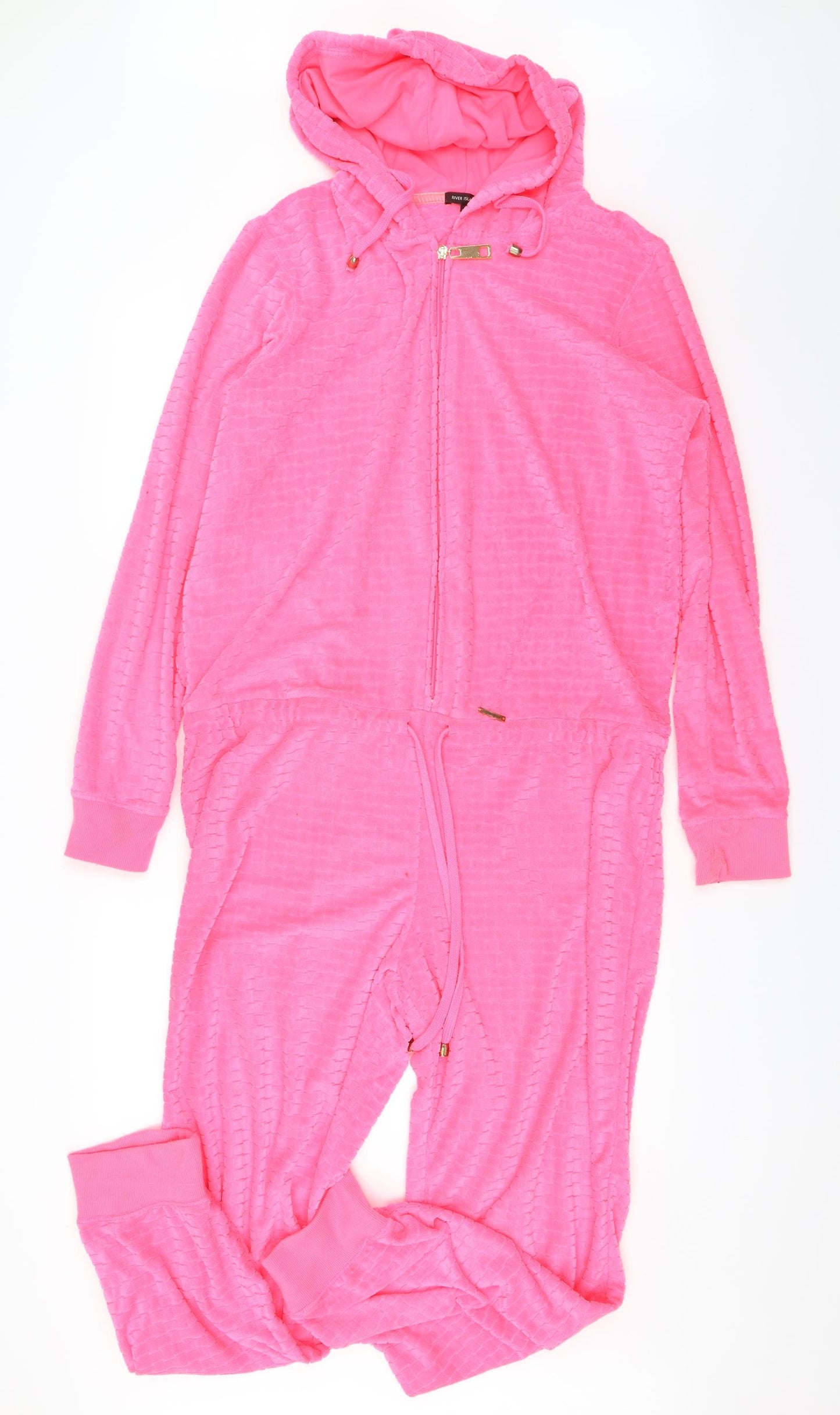 River Island Womens Pink Solid  Top One Piece Size XL