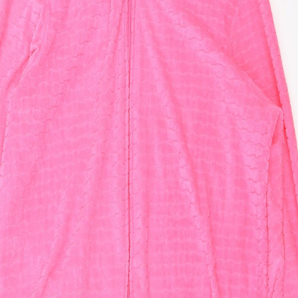 River Island Womens Pink Solid  Top One Piece Size XL