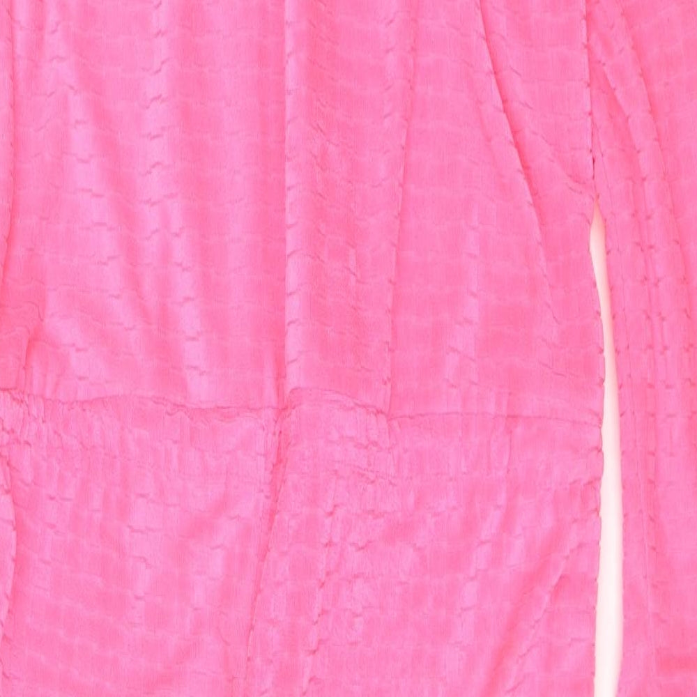 River Island Womens Pink Solid  Top One Piece Size XL