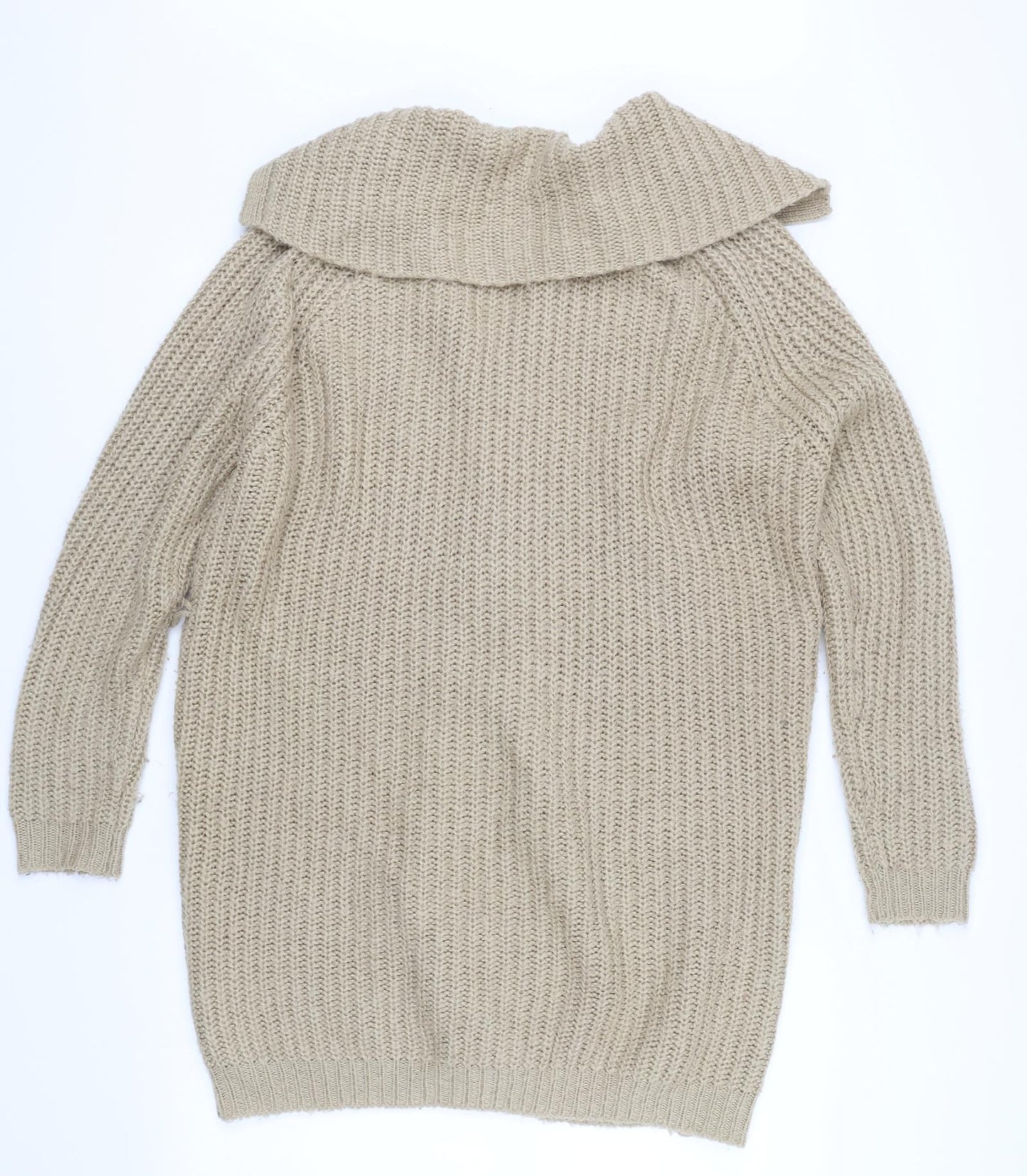 New Look Womens Beige   Cardigan Jumper Size M