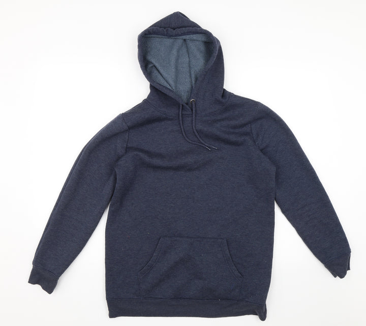 Papaya Womens Blue   Pullover Hoodie Size M