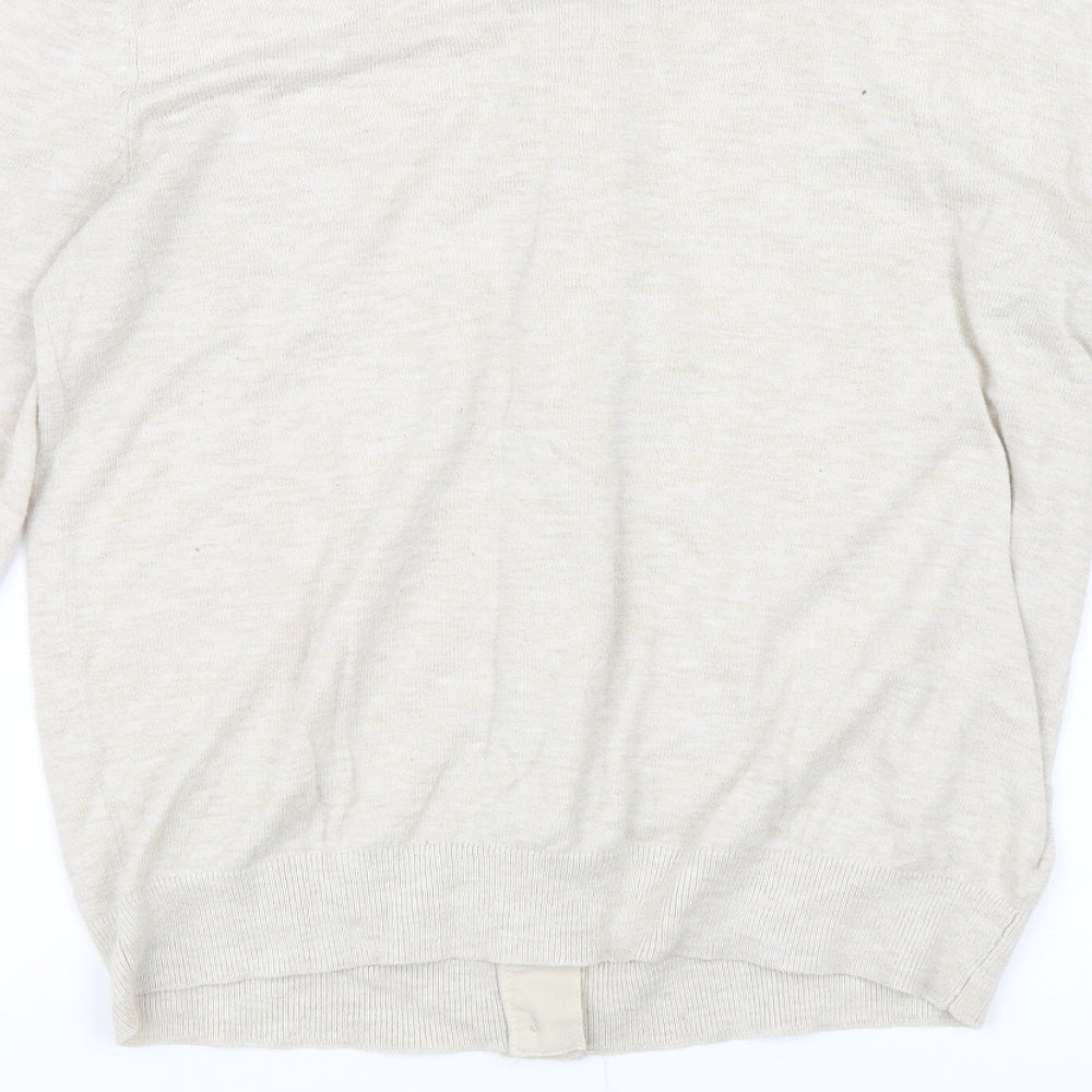 NEXT Womens Beige   Cape Jumper Size 10