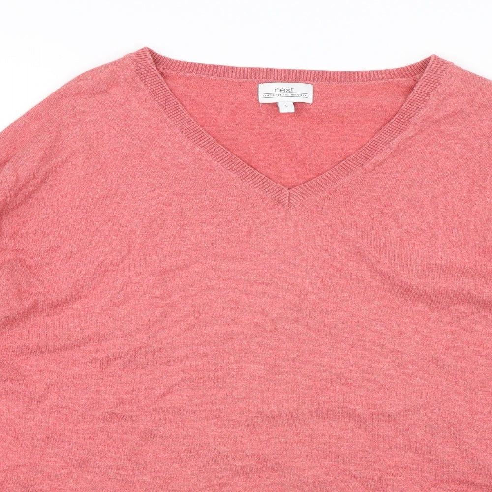 NEXT Mens Red   Pullover Jumper Size L