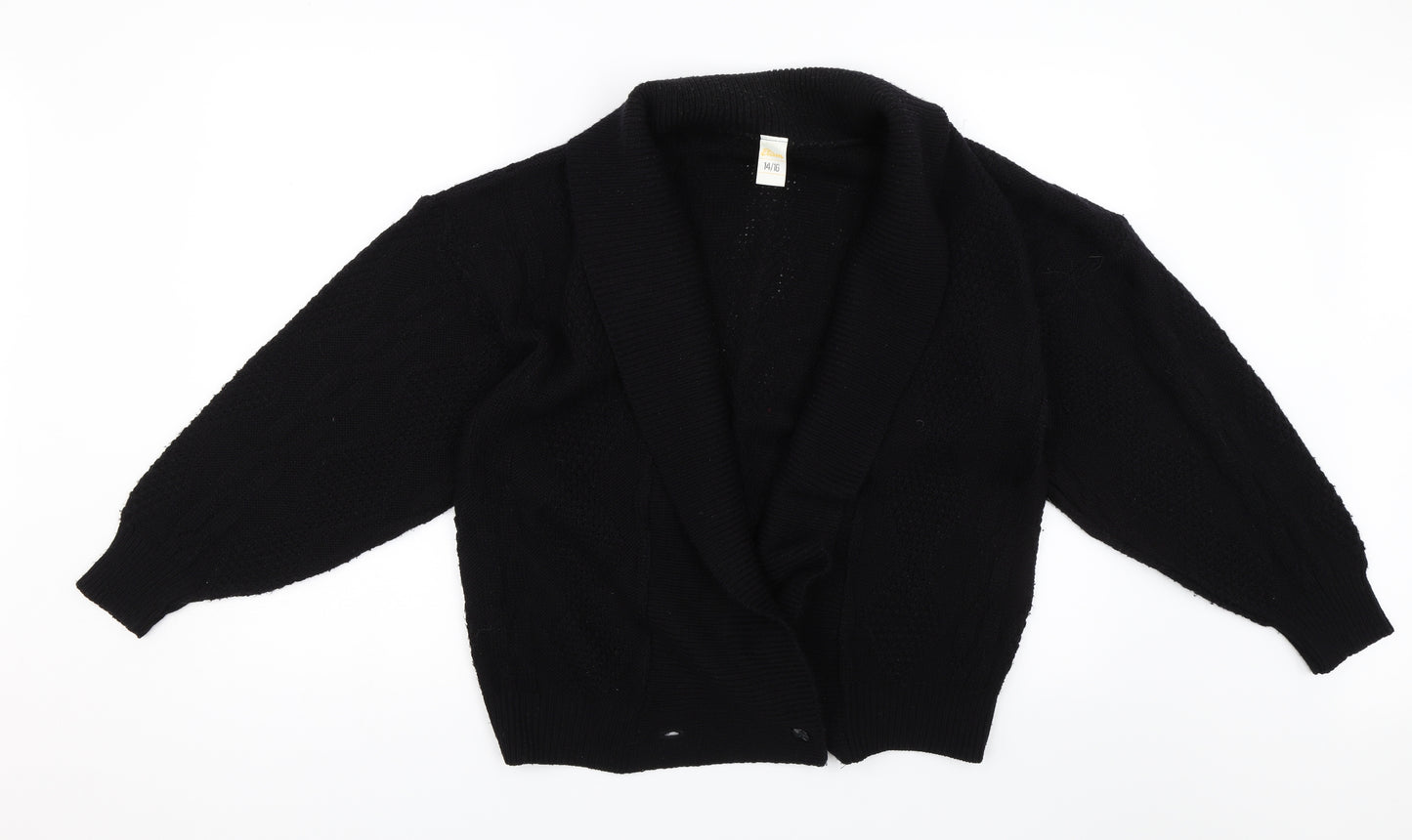 Etam Womens Black   Cardigan Jumper Size 14