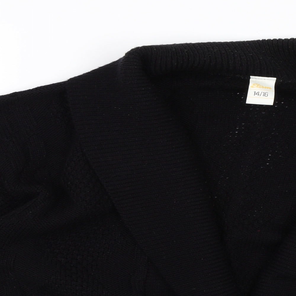 Etam Womens Black   Cardigan Jumper Size 14