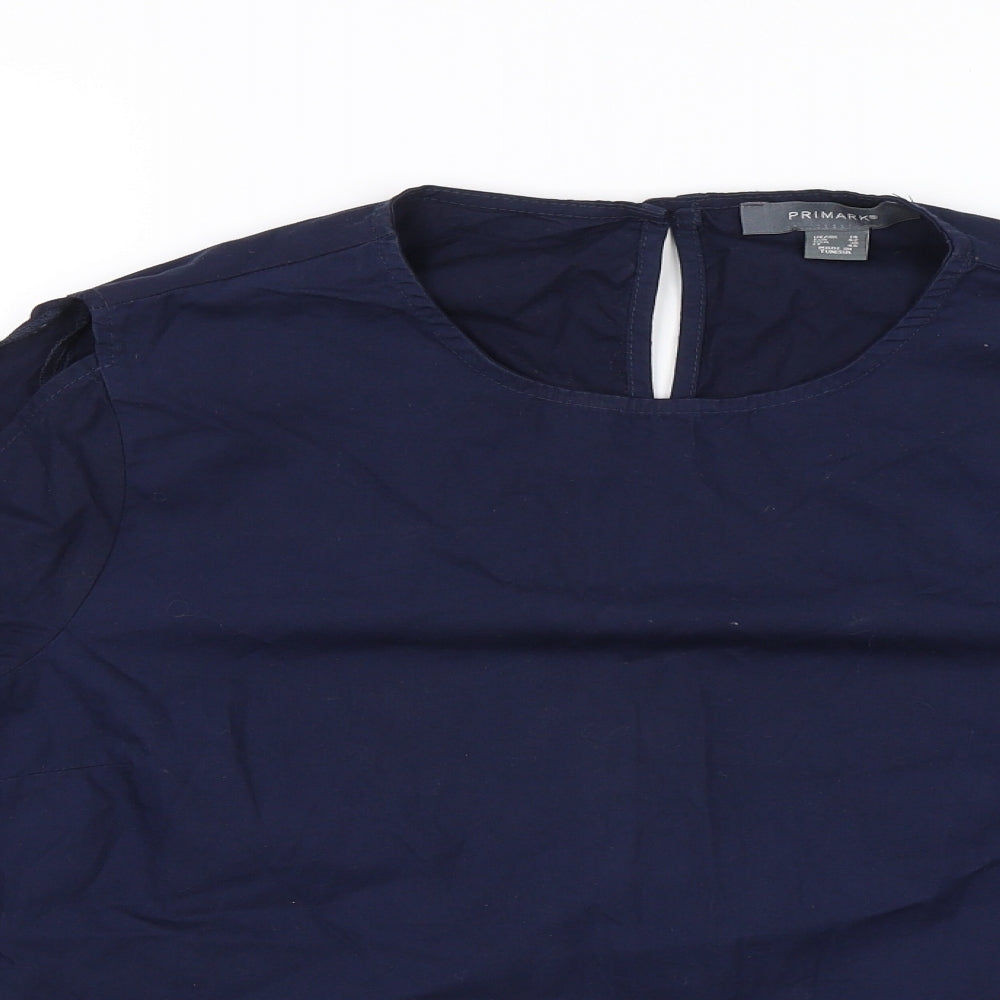 Primark Womens Blue   Basic Blouse Size 14
