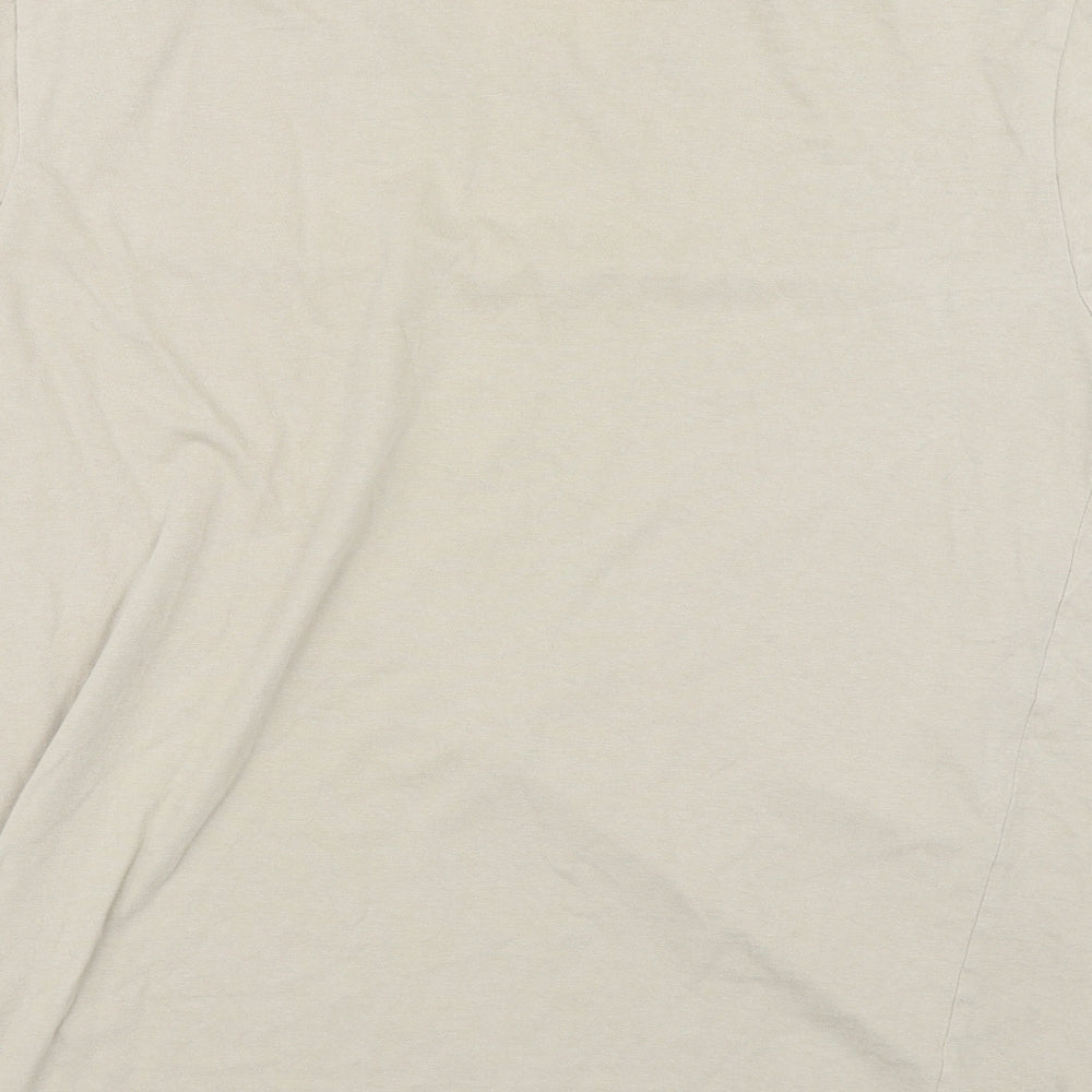 Cedar Wood State Womens Beige   Basic T-Shirt Size M