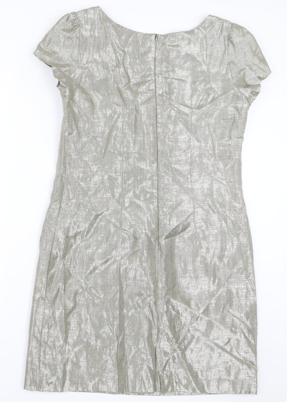 Warehouse Womens Gold   Shift  Size 12