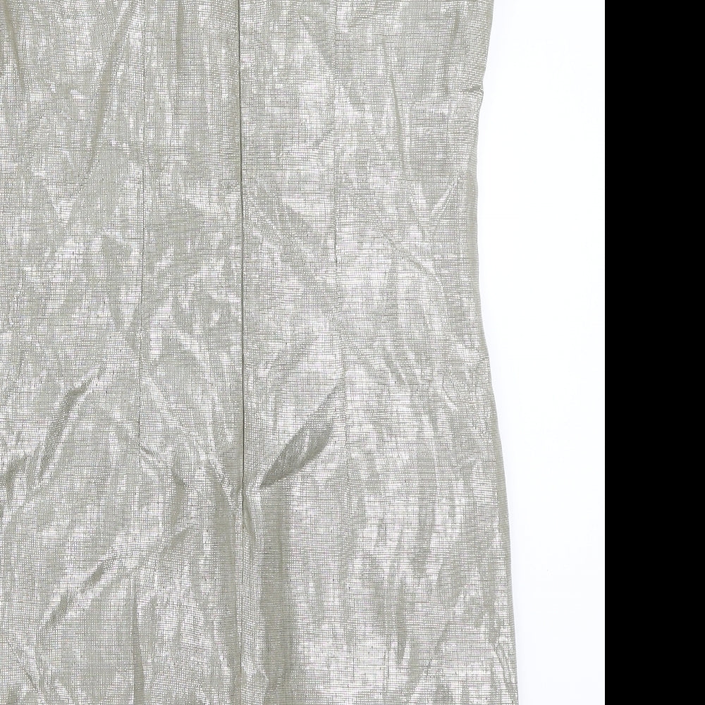 Warehouse Womens Gold   Shift  Size 12