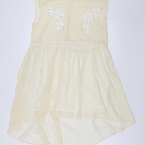 River Island Womens White Floral  Shift  Size 12