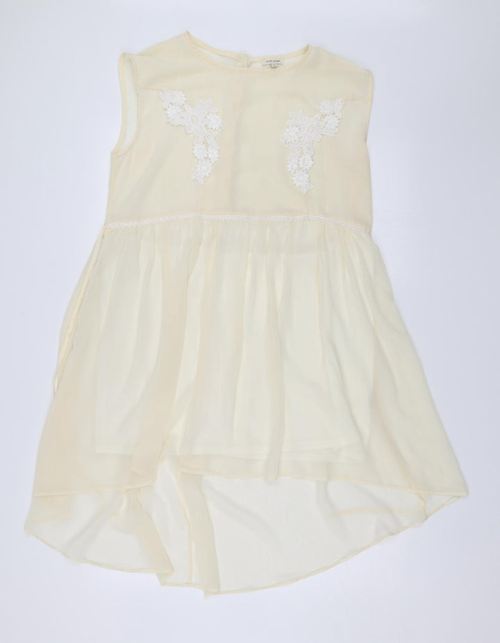 River Island Womens White Floral  Shift  Size 12