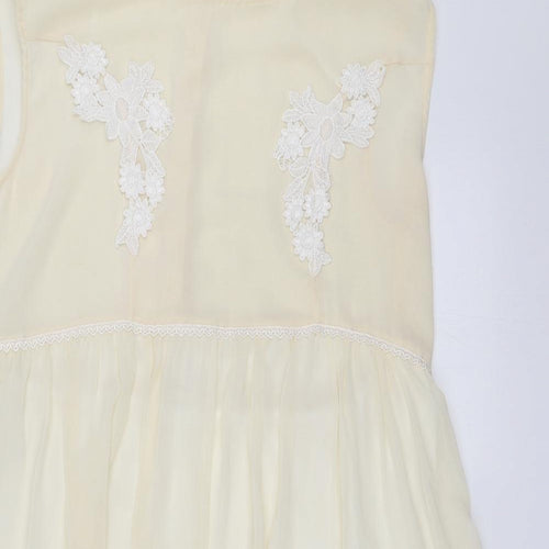 River Island Womens White Floral  Shift  Size 12