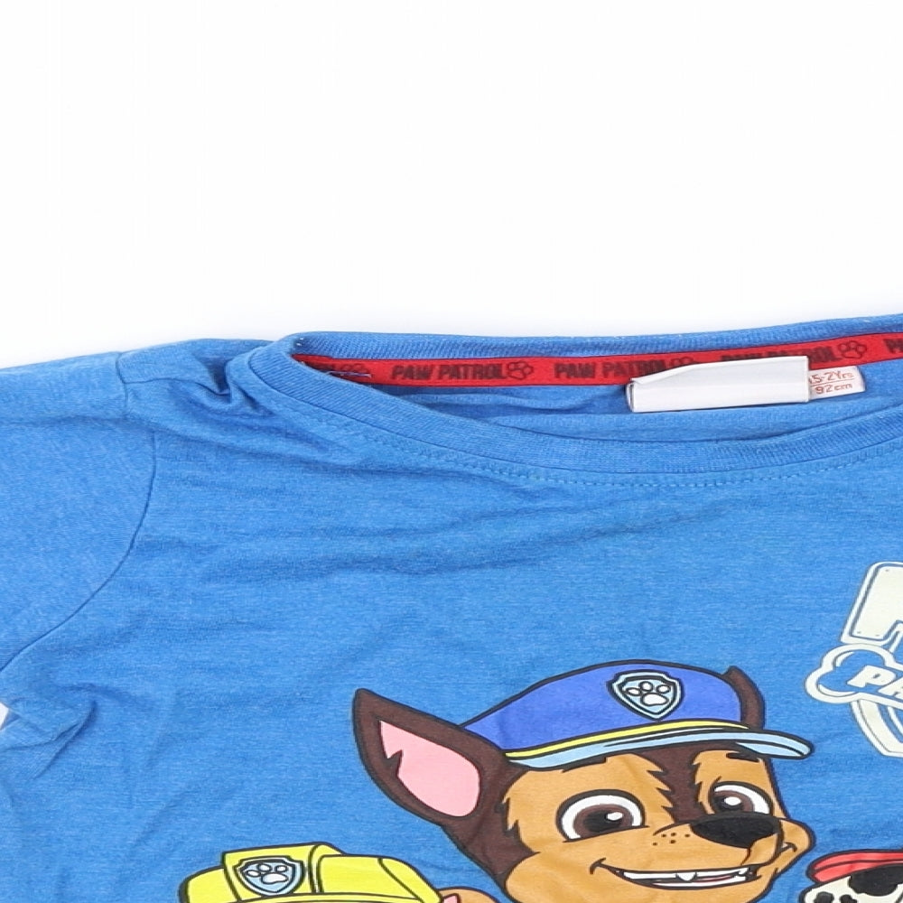 Primark Baby Blue   Pullover T-Shirt Size 18-24 Months  - Paw Patrol