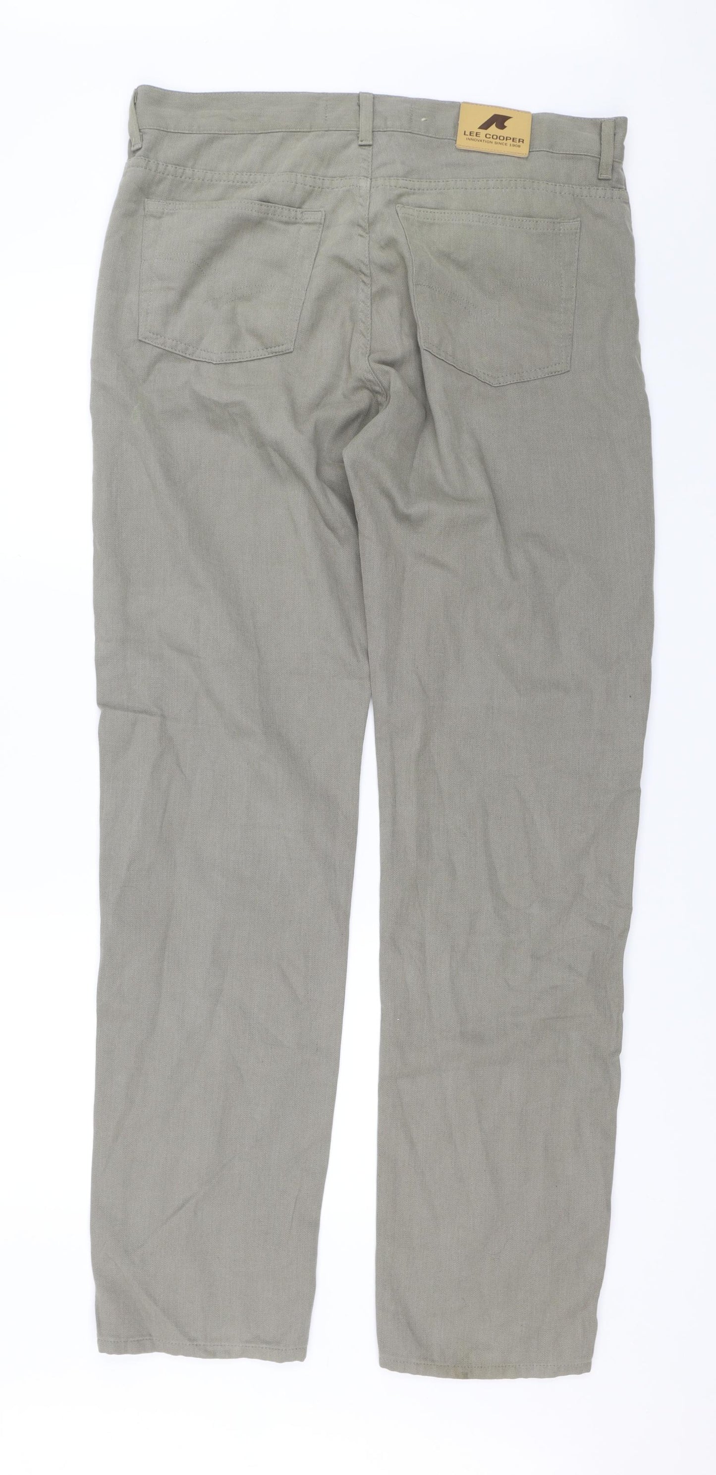 Lee Cooper Mens Green   Straight Jeans Size 36 L32 in