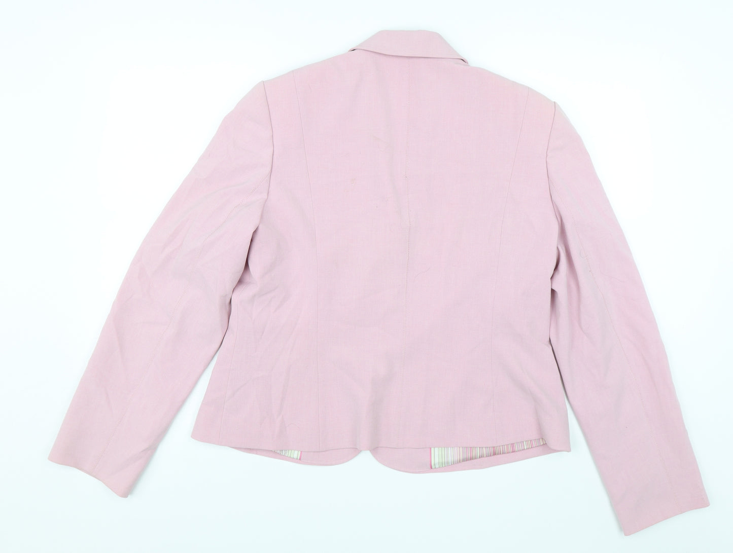 Per Una Womens Pink   Jacket Blazer Size 18