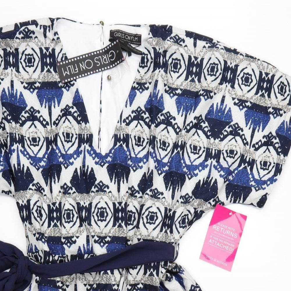 Girls On Film Womens Blue   A-Line  Size 18