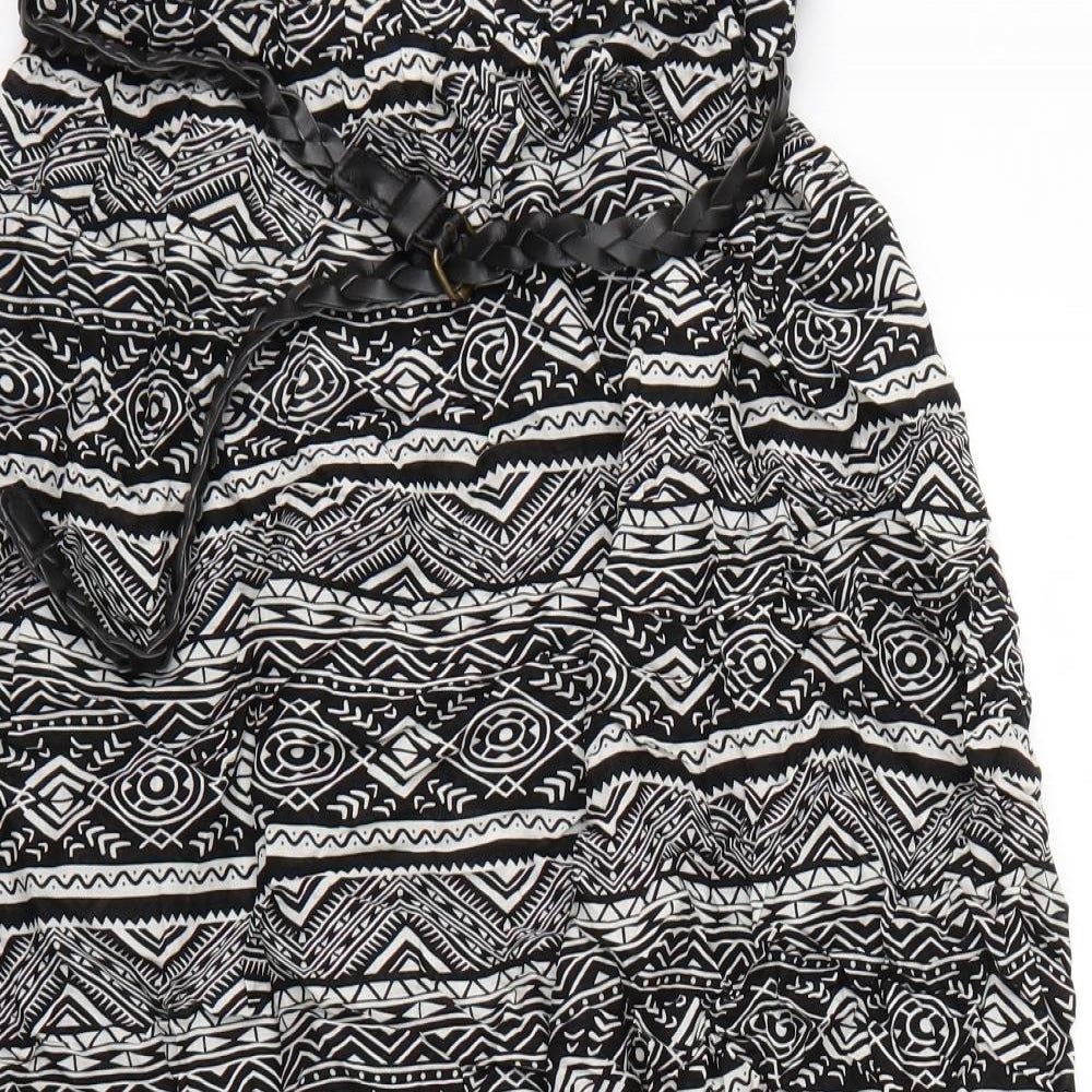 New Look Womens Black   Flare Skirt Size 10