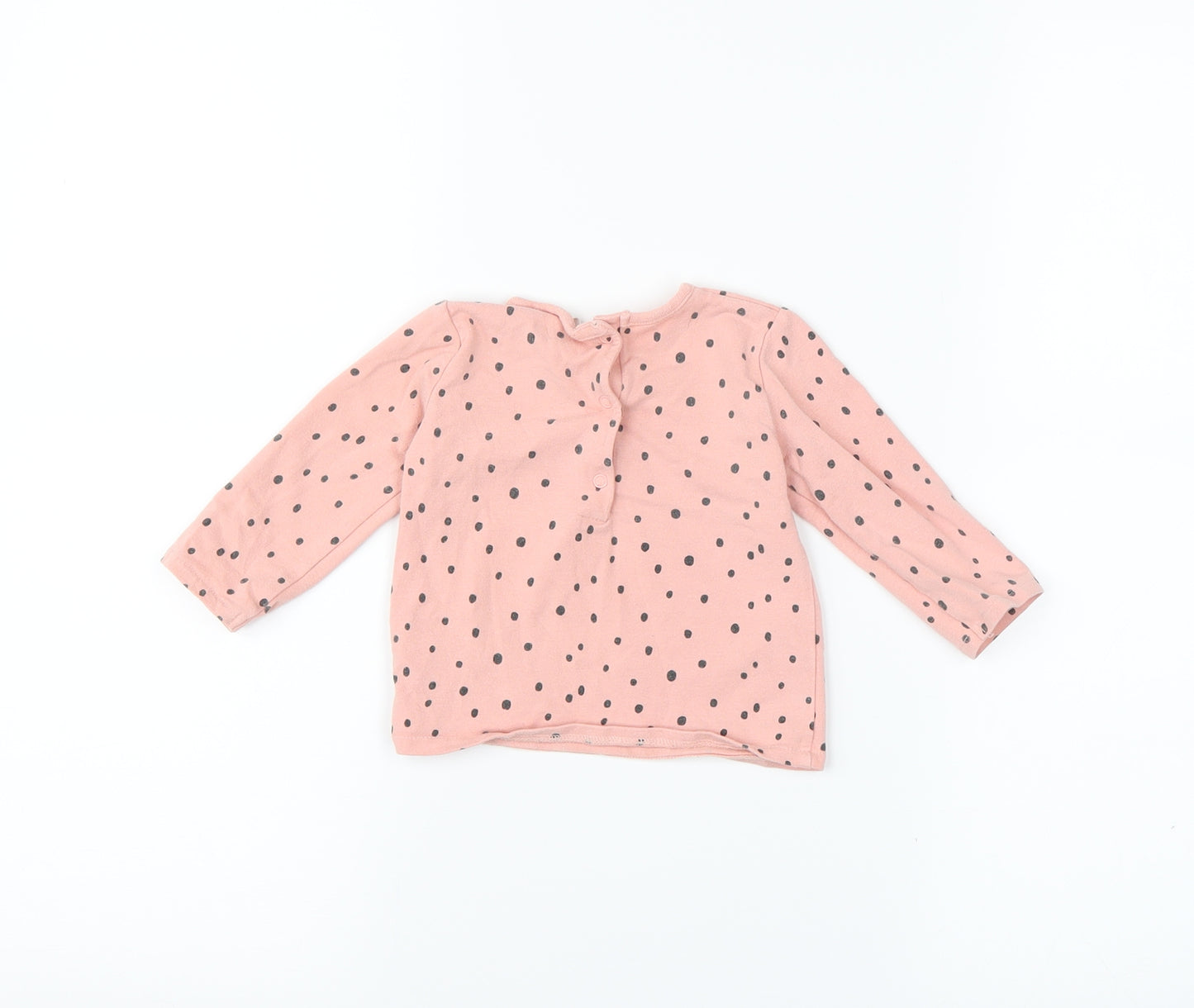 next baby  Pink Spotted  Basic T-Shirt Size 3-6 Months
