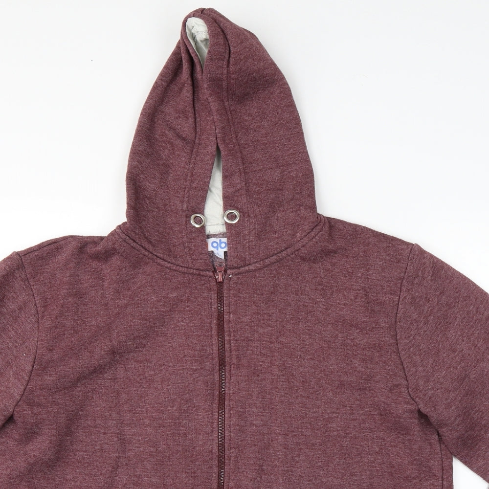 gb uk Mens Purple   Full Zip Hoodie Size L