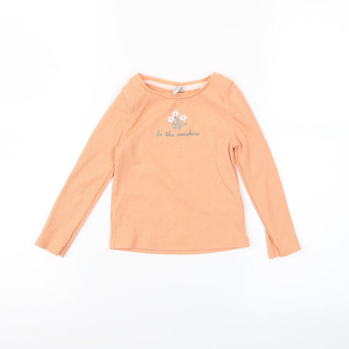 TU  Orange   Basic Polo Size 12-18 Months