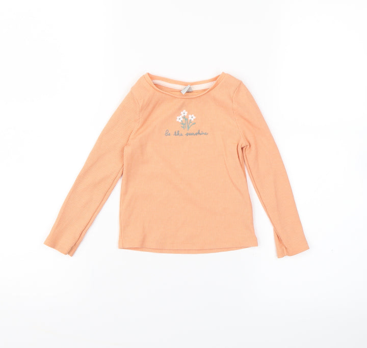 TU Orange Basic Polo Size 12-18 Months