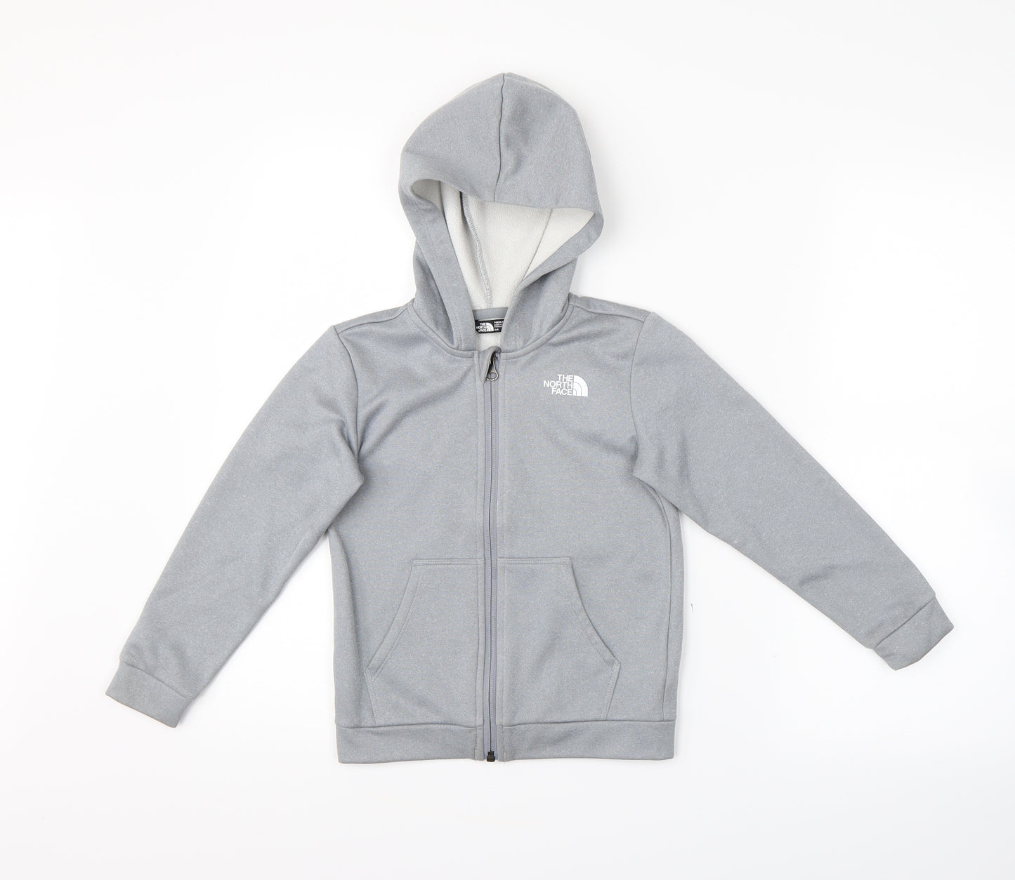 The North Face Girls Grey Houndstooth  Cardigan Jumper Size 5 Years