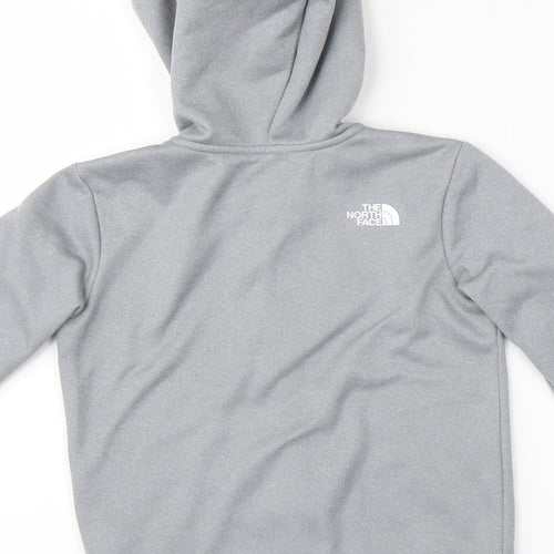 The North Face Girls Grey Houndstooth  Cardigan Jumper Size 5 Years