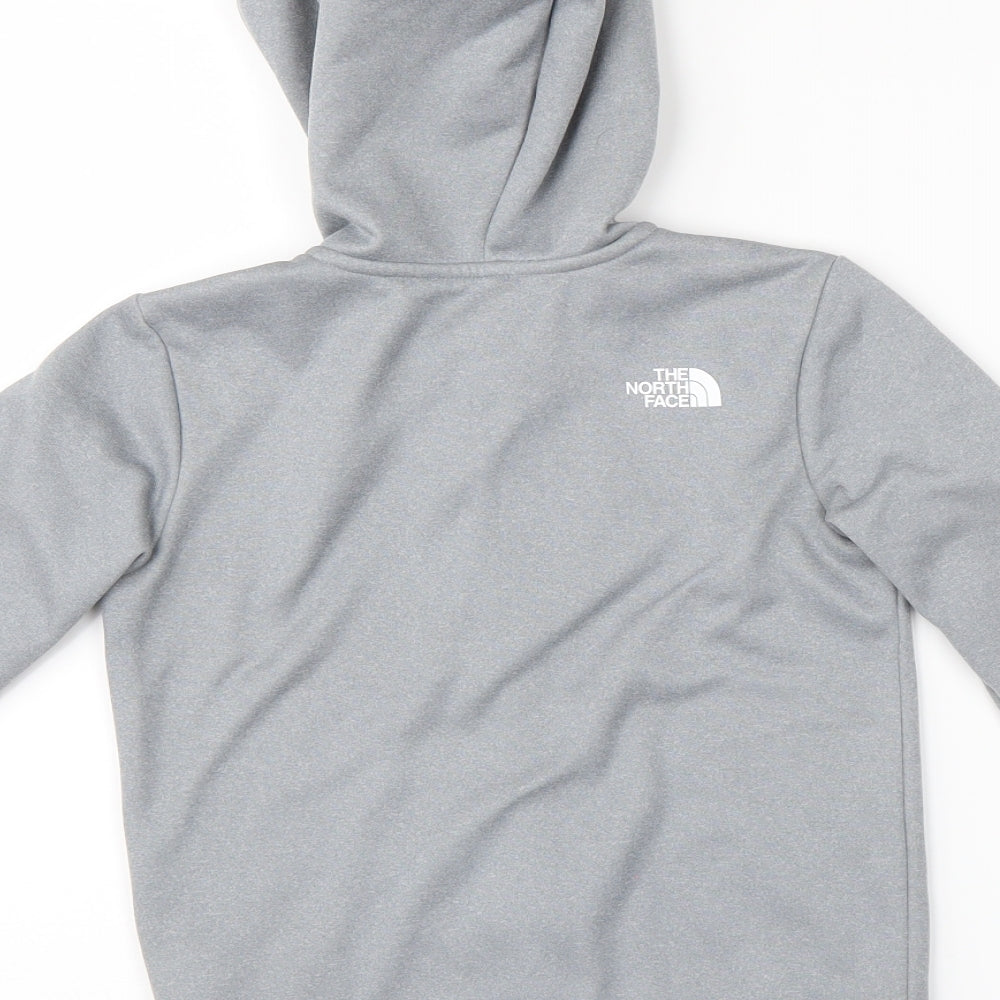 The North Face Girls Grey Houndstooth  Cardigan Jumper Size 5 Years