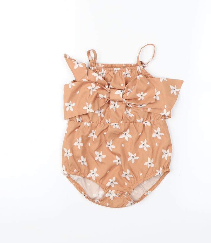 patpat  Brown   Babygrow One-Piece Size 12-18 Months