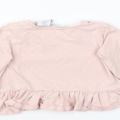 piper& posie  Pink Spotted  Basic T-Shirt Size 12-18 Months