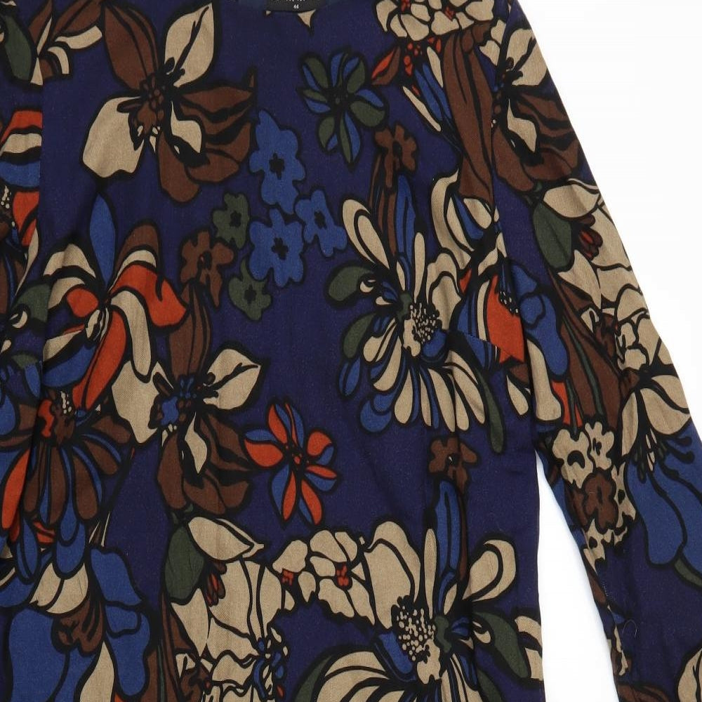 bialcon Womens Blue Floral  Bodycon  Size 44