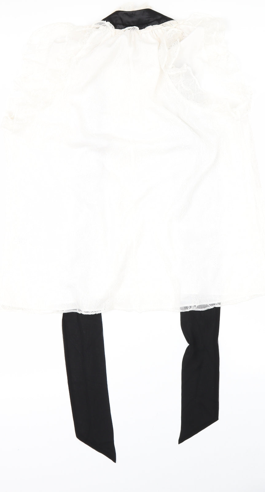 River Island Womens White Floral  Basic Blouse Size 16