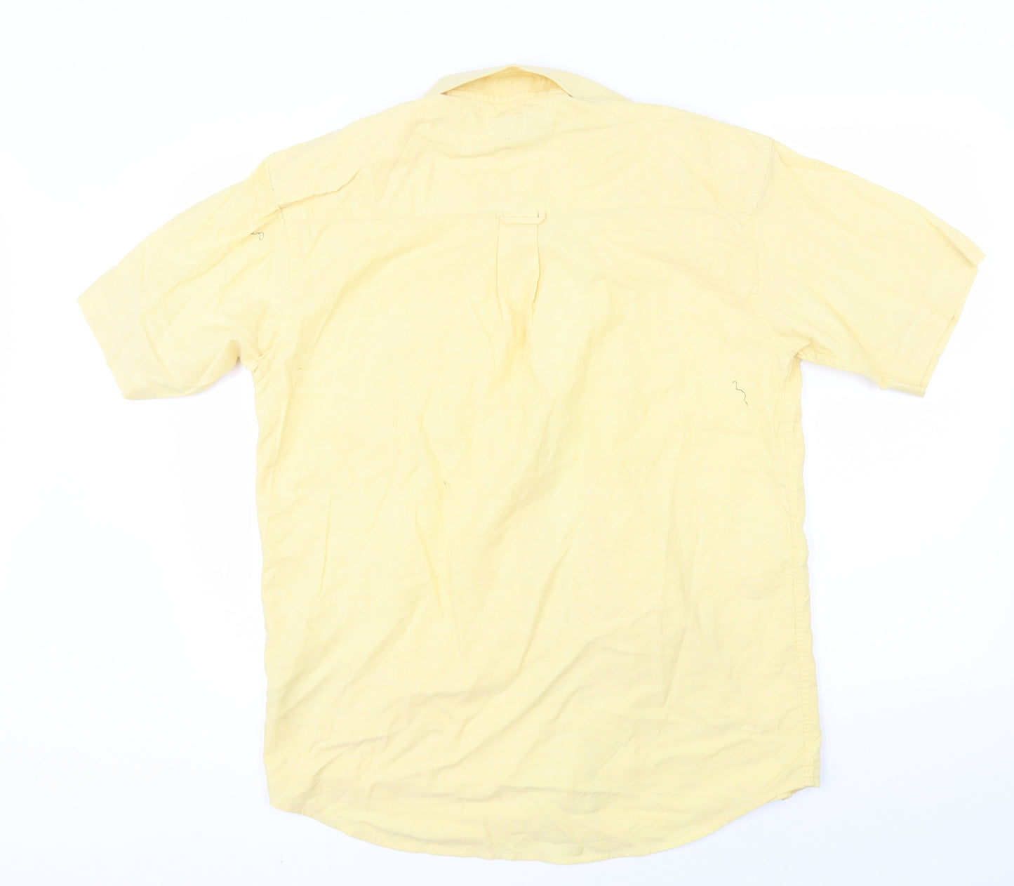 Life Shark Mens Yellow    Button-Up Size L