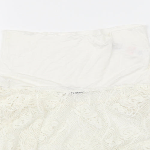 New Look Girls White Floral  Shift  Size 8 Years