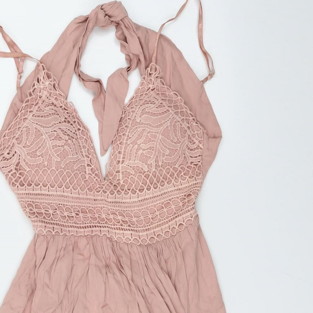 Urban Bliss Womens Pink   A-Line  Size L