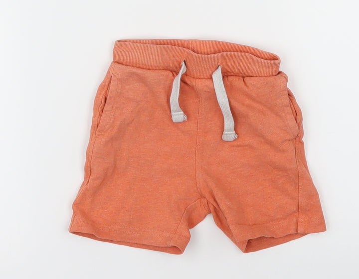 Preworn Baby Orange Cropped Trousers Size 12-18 Months