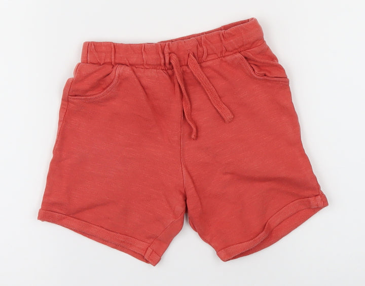 F&F Boys Orange Cropped Trousers Size 12-18 Months