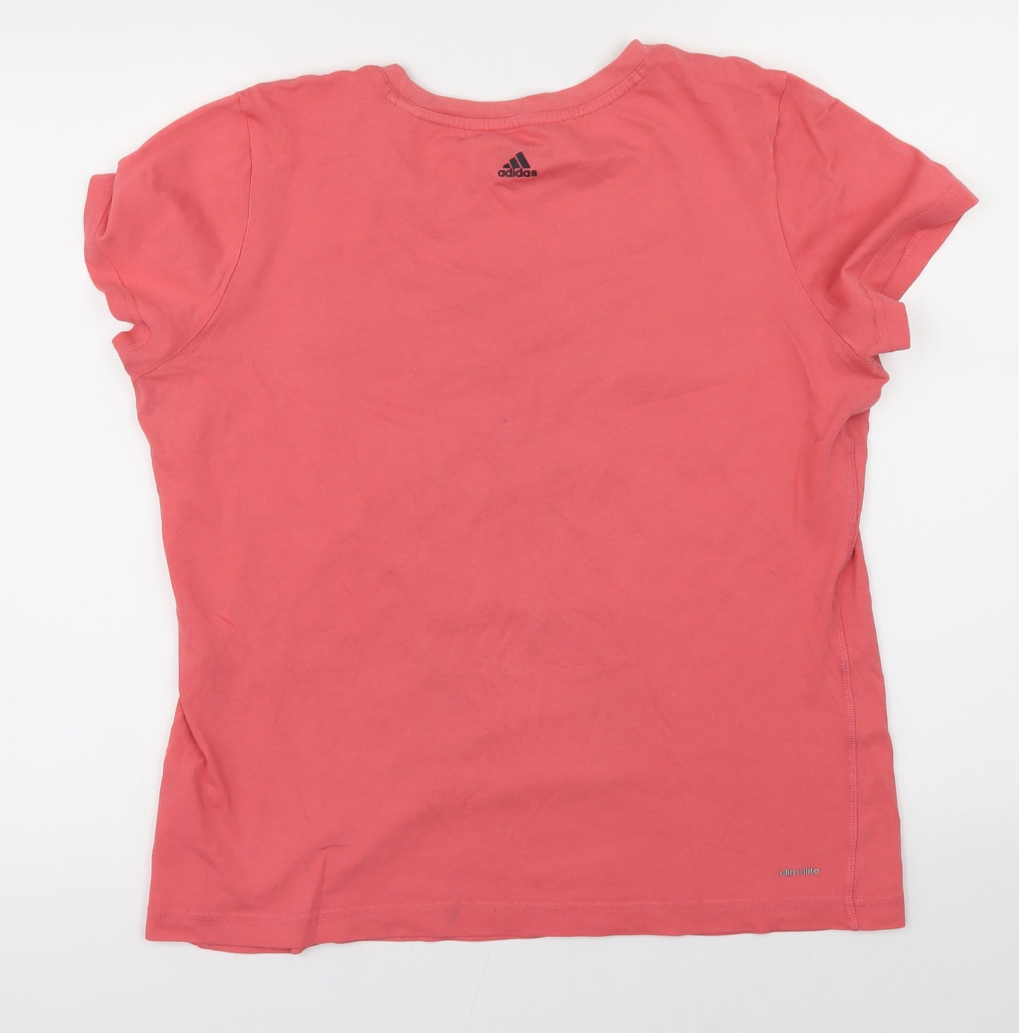adidas Womens Pink   Basic T-Shirt Size L