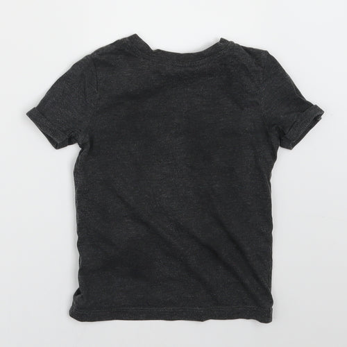 George Girls Grey   Basic T-Shirt Size 2-3 Years