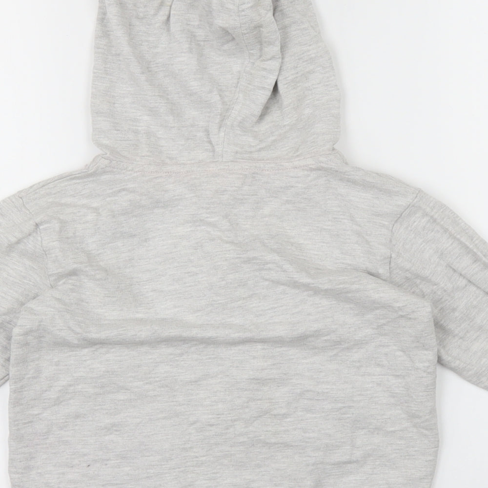 Marvel Boys Grey   Full Zip Hoodie Size 5-6 Years  - marvel spiderman