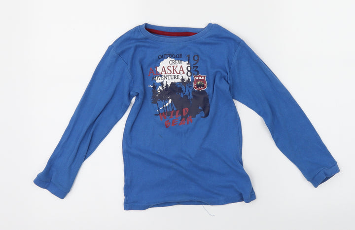 Lupilu Boys Blue Basic T-Shirt Size 5 Years - alaska