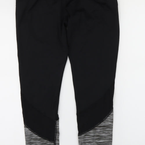 Souluxe Womens Black   Jogger Leggings Size 12 L26 in