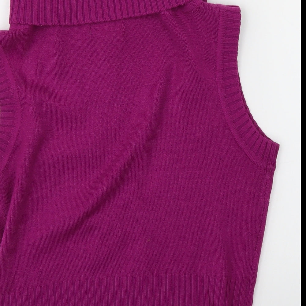 Liquid Womens Pink   Vest Jumper Size L