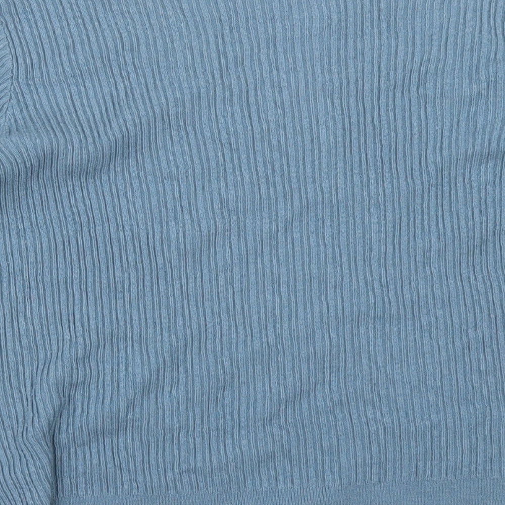 TU Womens Blue  Knit Pullover Jumper Size 12