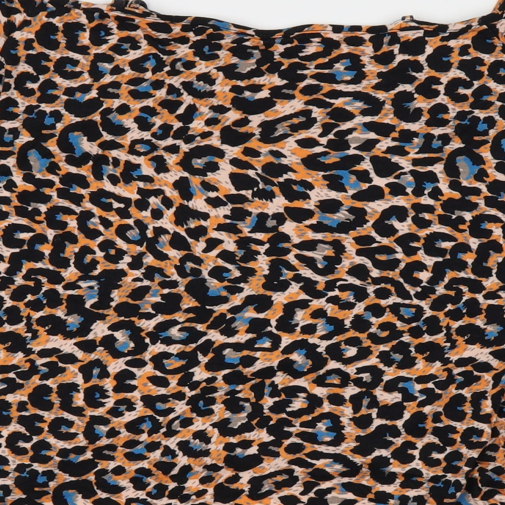 TU Womens Multicoloured Animal Print  Basic Blouse Size 16
