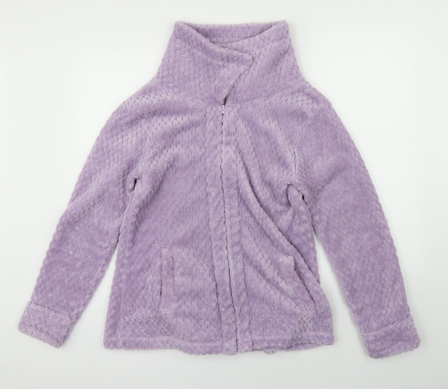 Bella Beau Womens Purple   Full Zip Jumper Size M