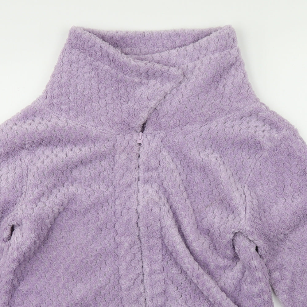 Bella Beau Womens Purple   Full Zip Jumper Size M