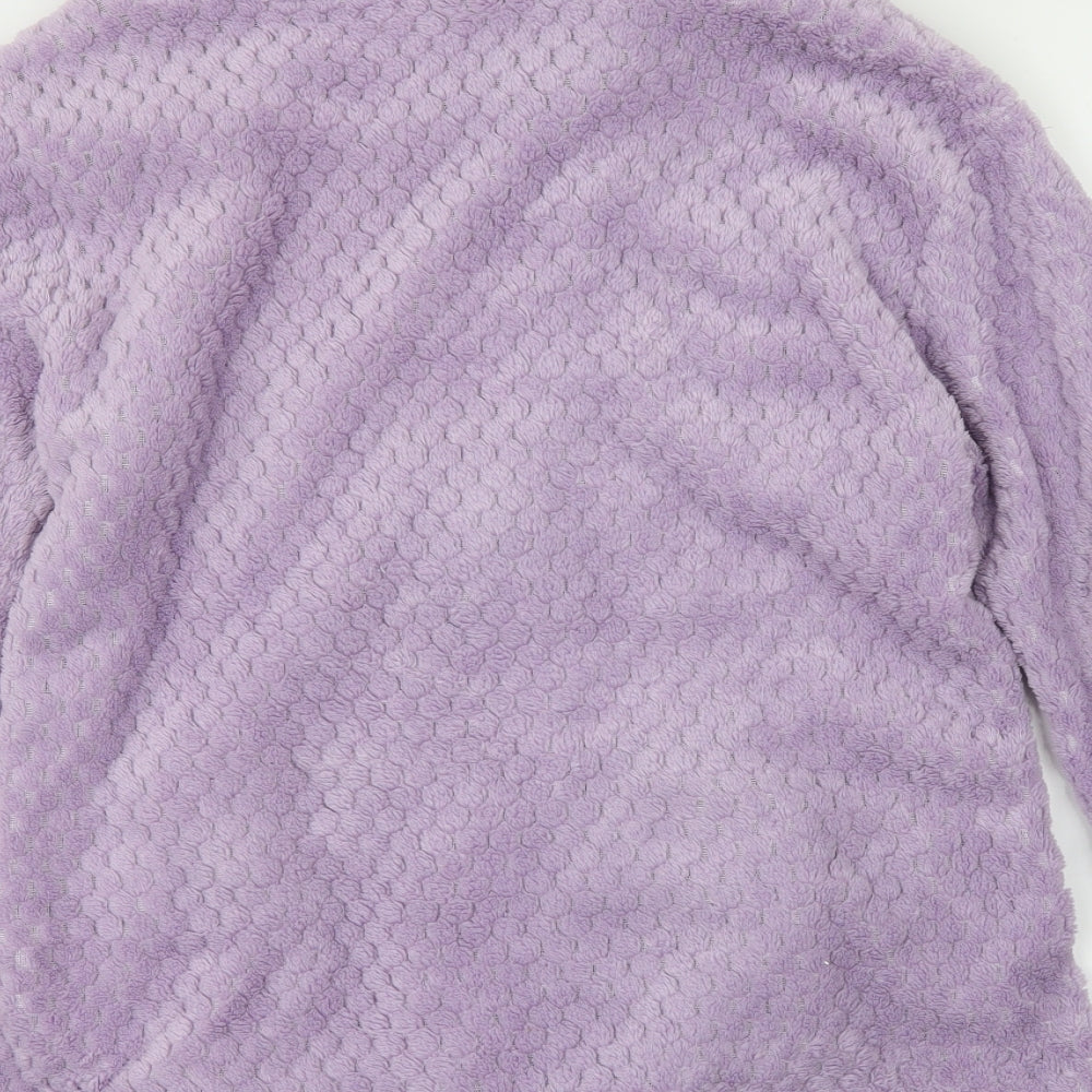 Bella Beau Womens Purple   Full Zip Jumper Size M