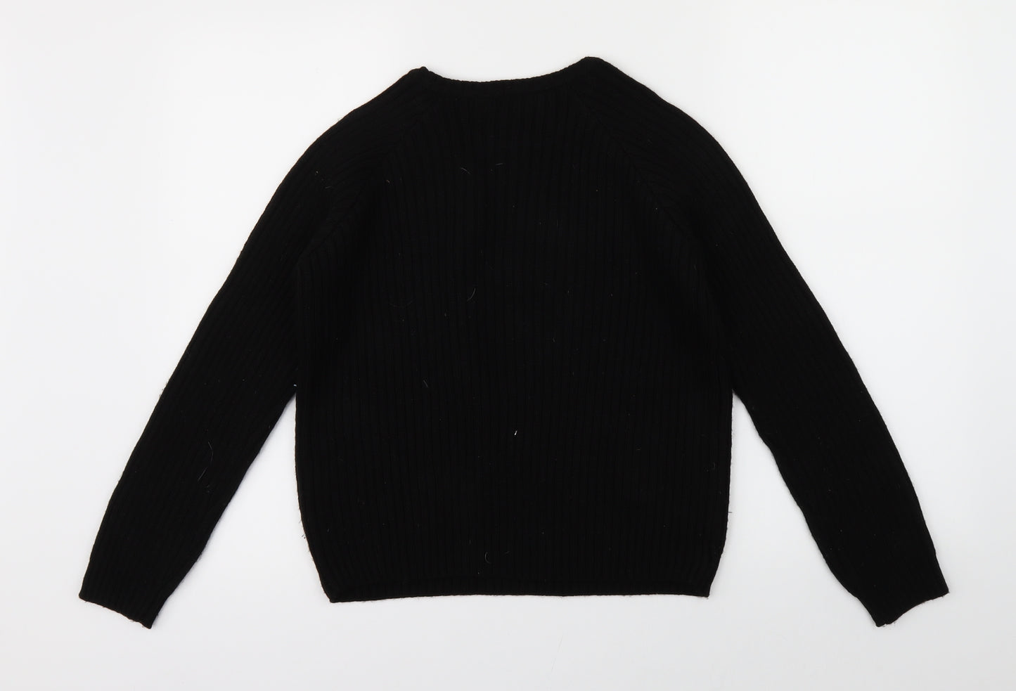 George Girls Black  Knit Pullover Jumper Size 13-14 Years