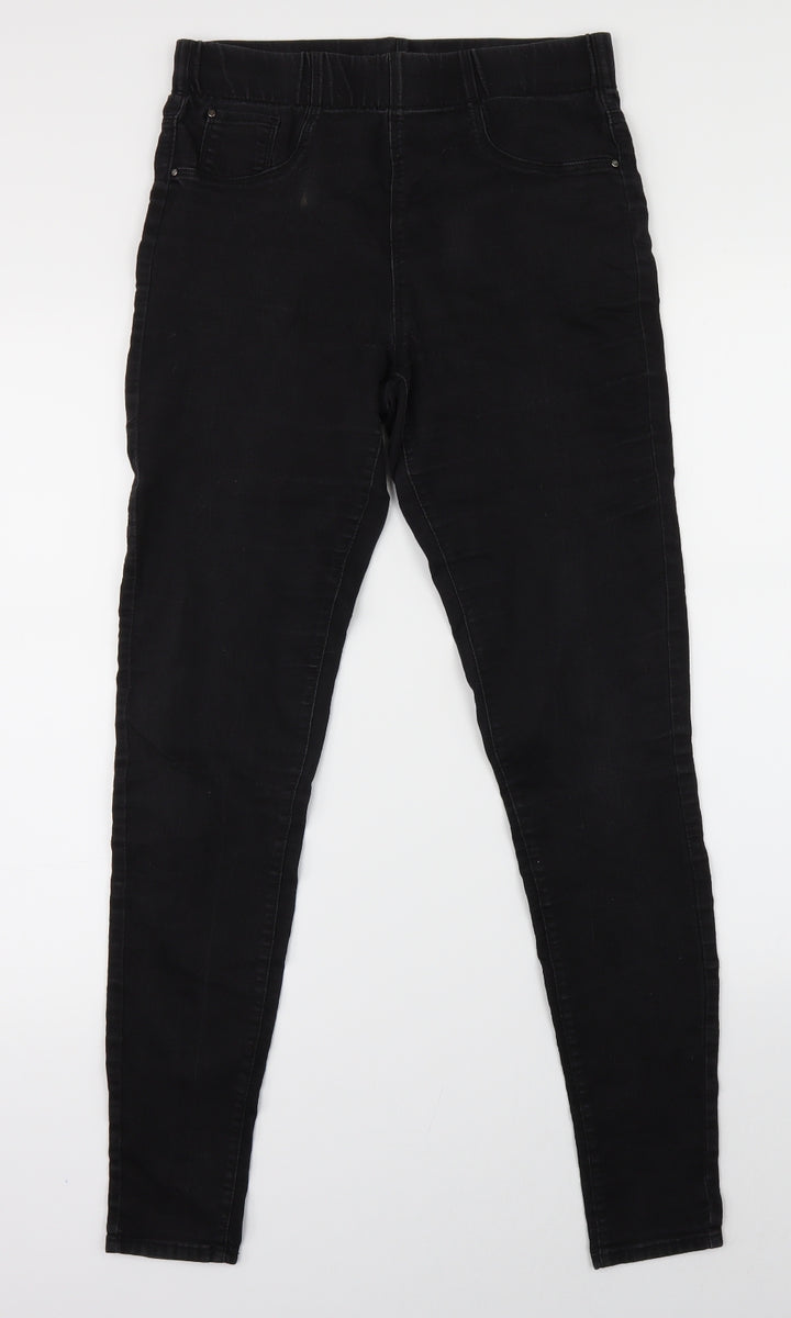 Preworn Womens Black   Jegging Jeans Size 8 L28 in